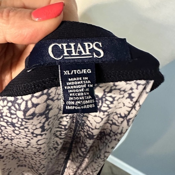 Chaps Floral Print Dress Size XL - Picture 4 of 6